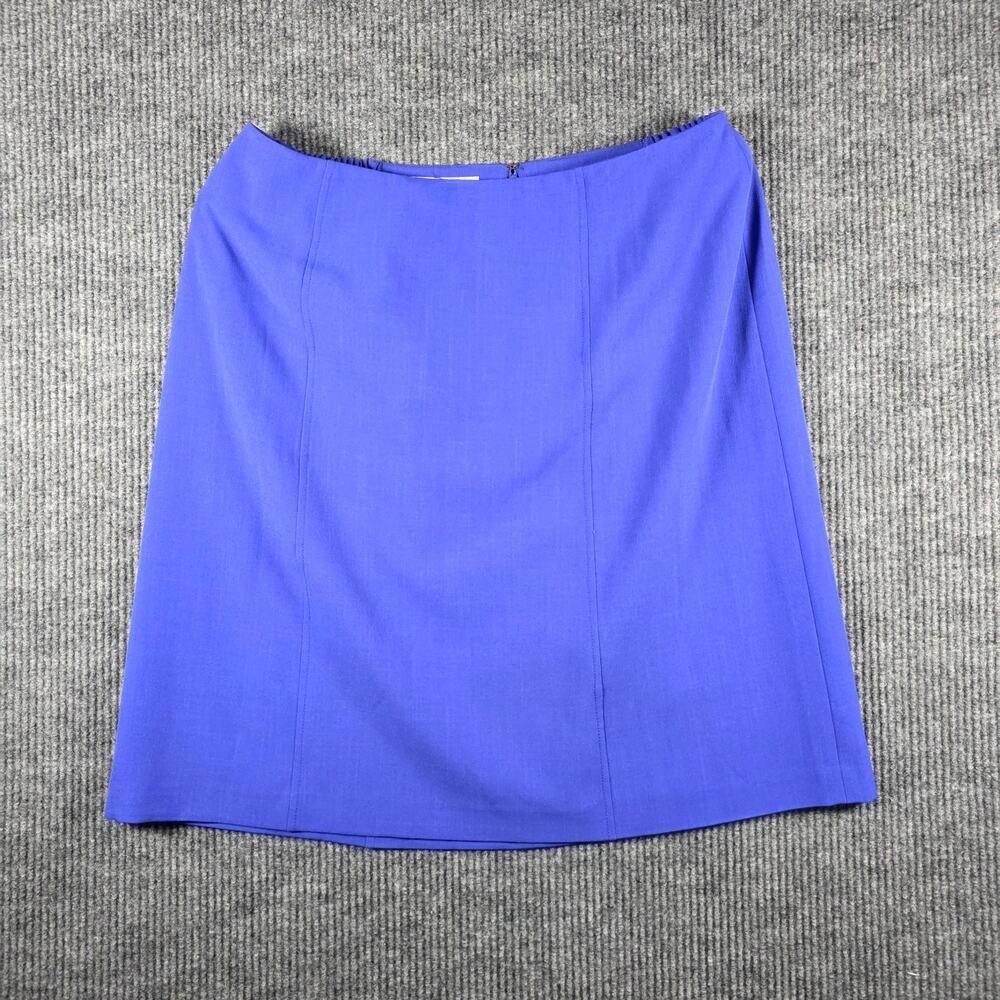 Jones Studio Separates‎ Blue A-Line Skirt Women 16W Career Lined